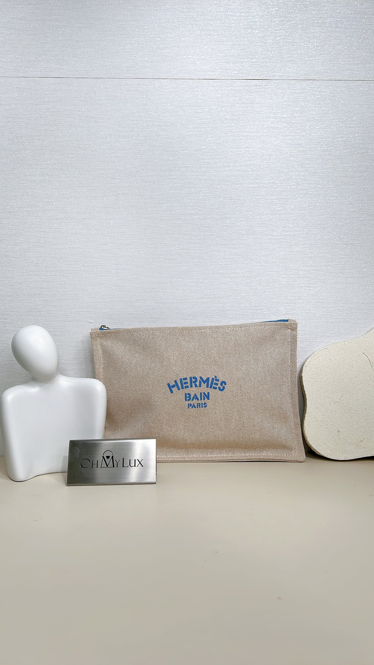 Hermes Bain Flat Yachting Pouch Case