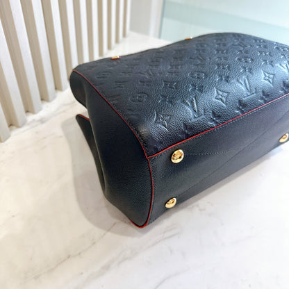 LV Montaigne MM in Marine Rouge