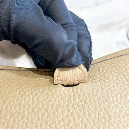 Hermes Mini Evelyne in Beige Marfa