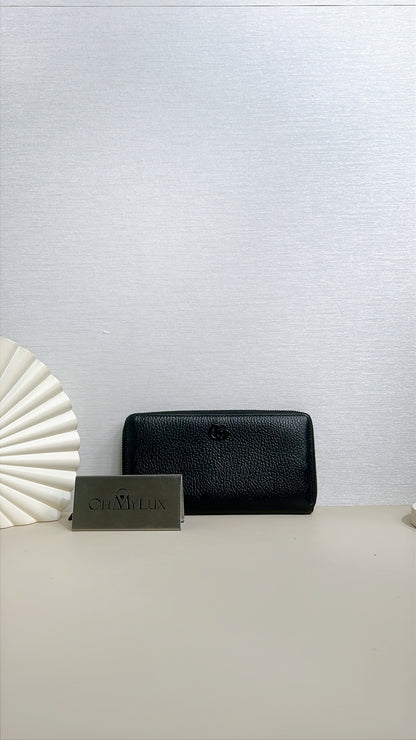 Gucci Marmont Black Long Wallet