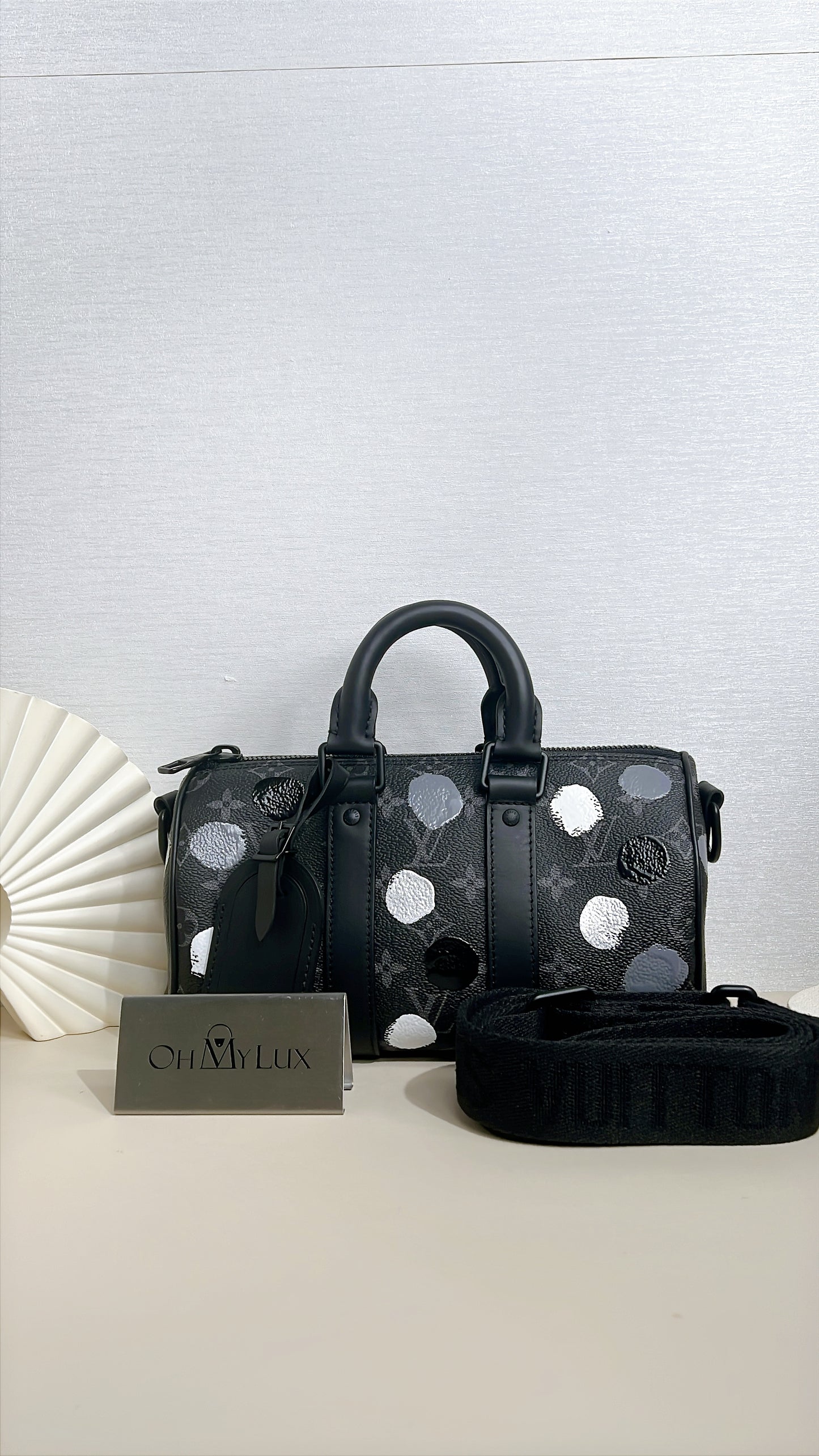 LV x Yayoi Kusama Keepall 25