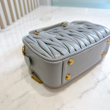 Miu Miu Baby Blue Matelasse Arcadir