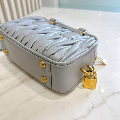 Miu Miu Baby Blue Matelasse Arcadir
