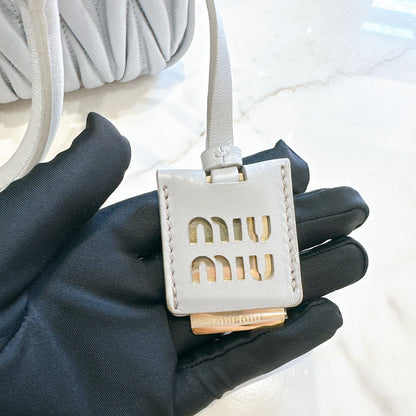Miu Miu Baby Blue Matelasse Arcadir