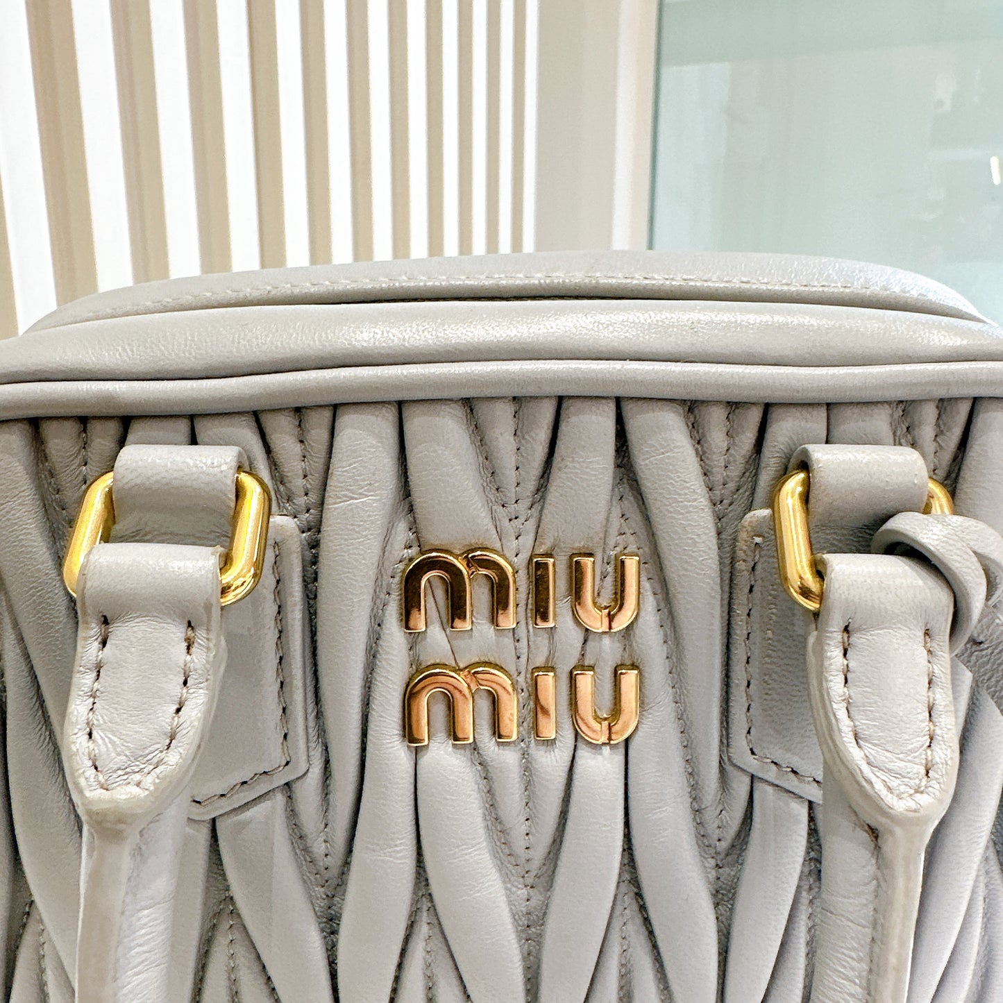 Miu Miu Baby Blue Matelasse Arcadir