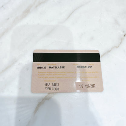 Miu Miu Baby Blue Matelasse Arcadir