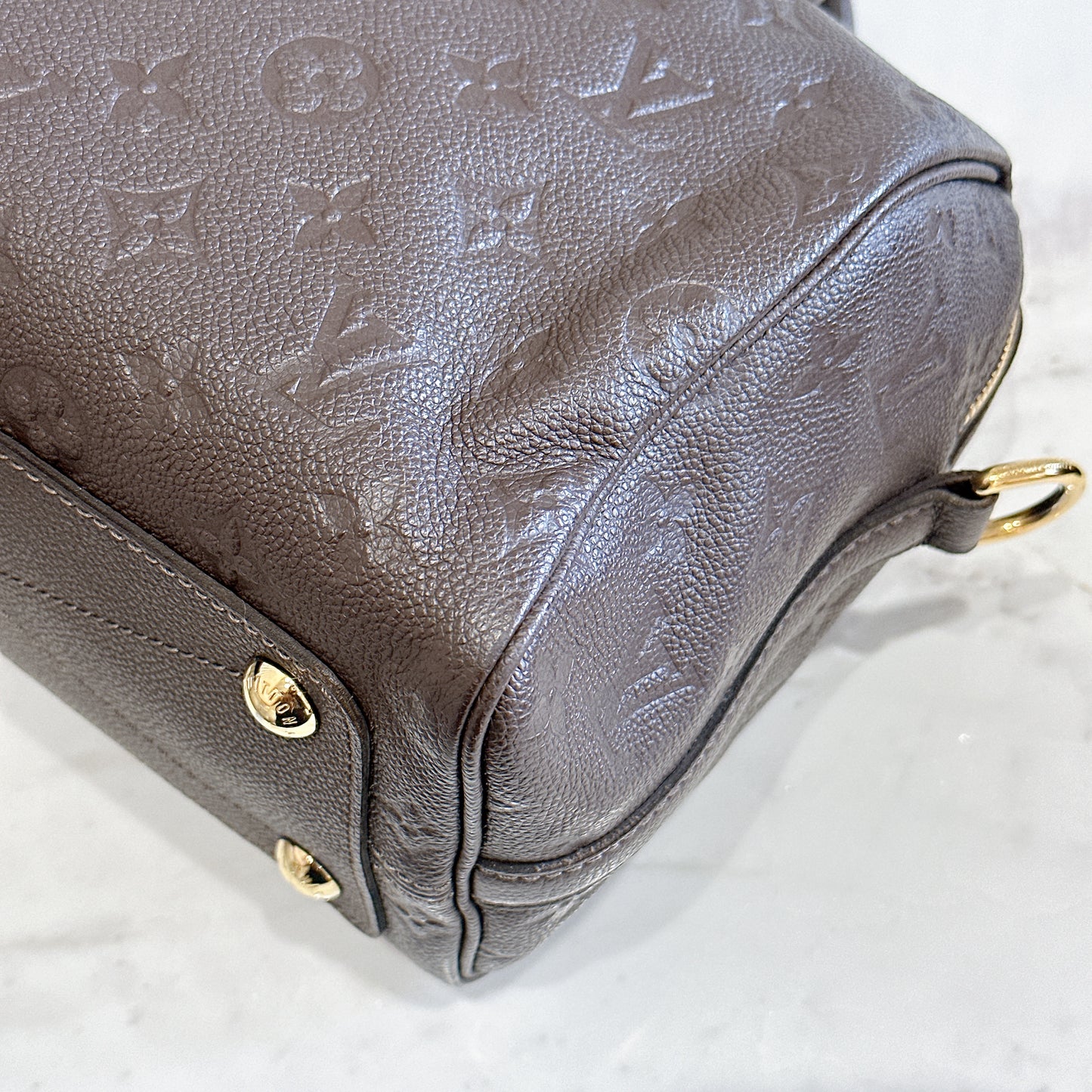 LV Speedy 25 Bandouliere in Brown Empreinte Leather