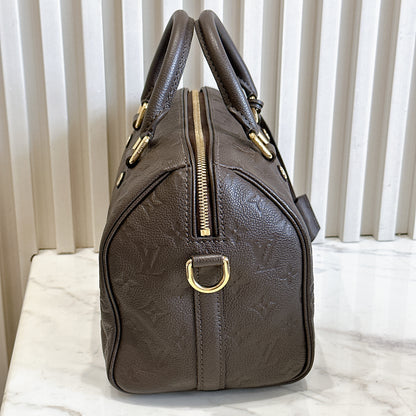 LV Speedy 25 Bandouliere in Brown Empreinte Leather