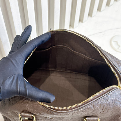 LV Speedy 25 Bandouliere in Brown Empreinte Leather