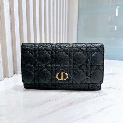 Dior Caro Belt Pouch with Chain