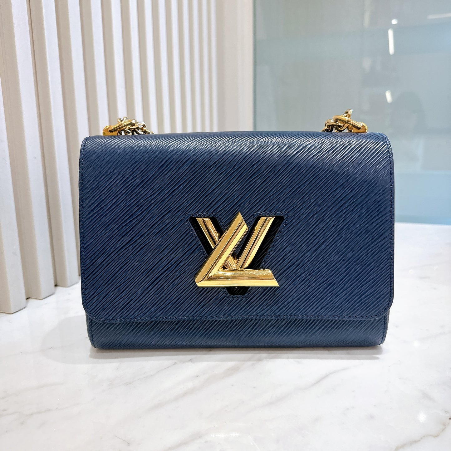 LV Twist MM in Blue
