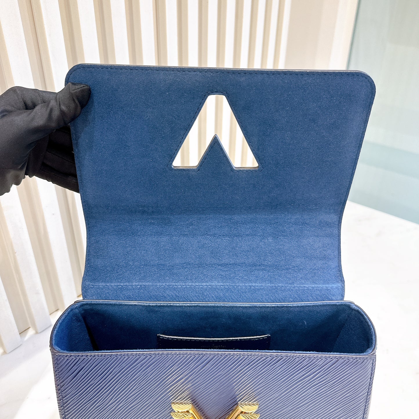 LV Twist MM in Blue