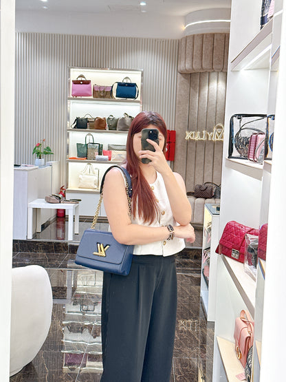 LV Twist MM in Blue