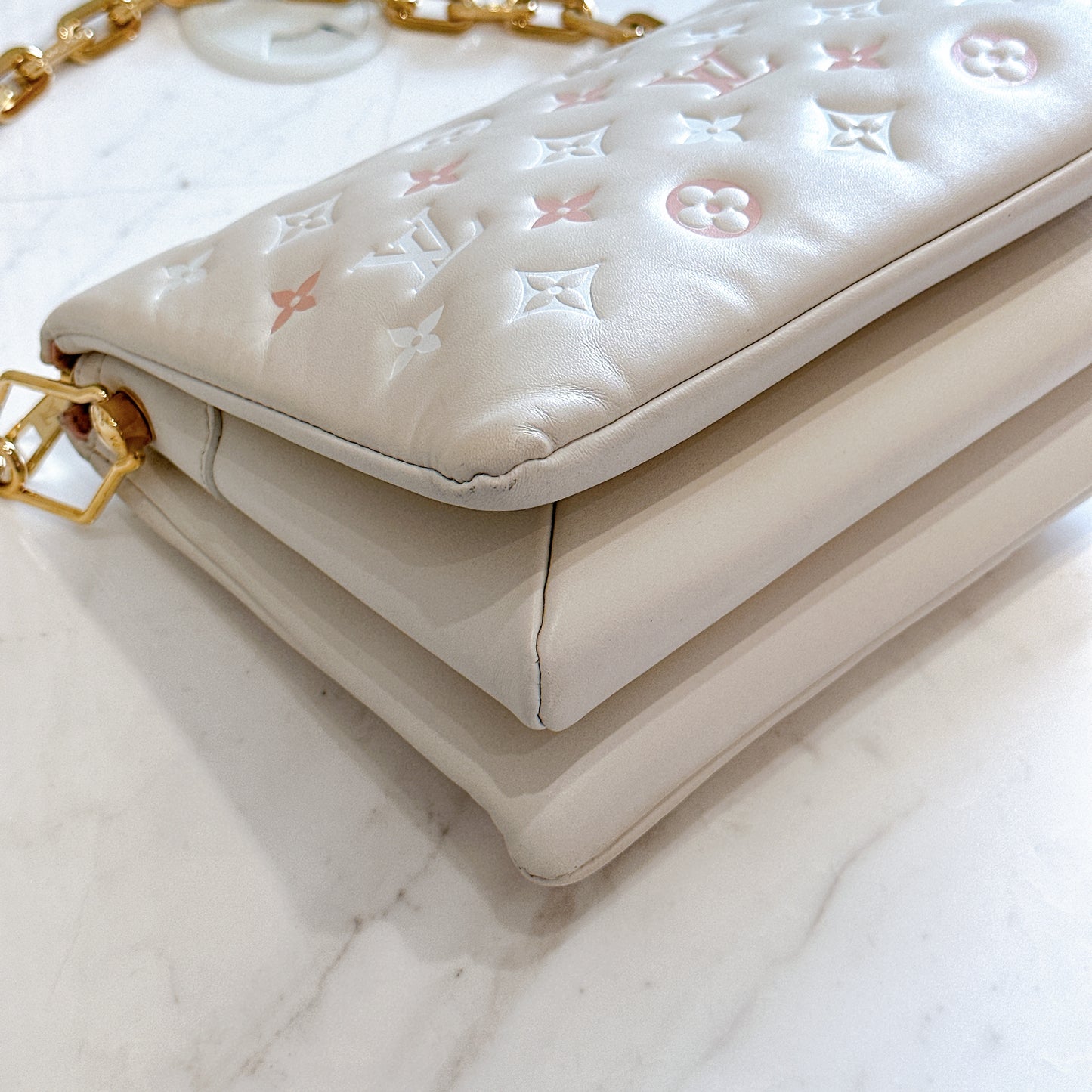LV Coussin PM in Dream Cream