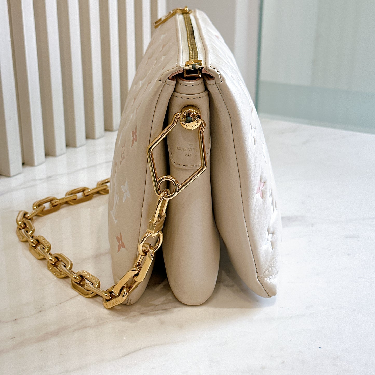 LV Coussin PM in Dream Cream