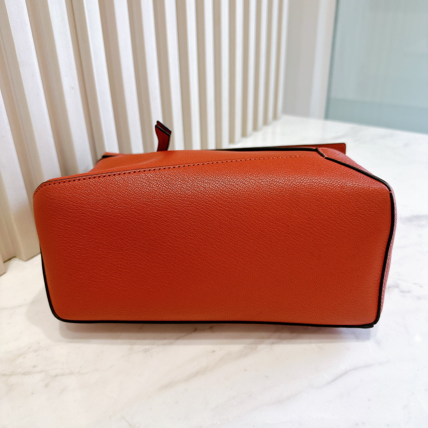 Loewe Small Puzzle in Orange Red