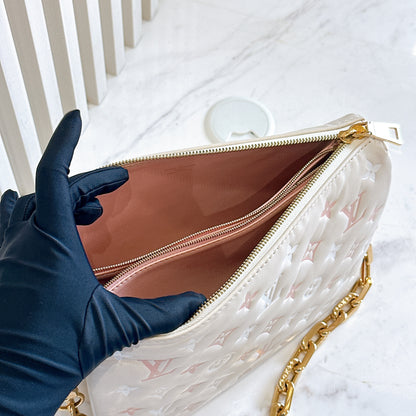 LV Coussin PM in Dream Cream