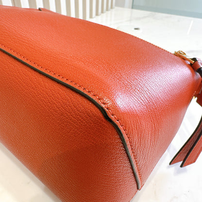 Loewe Small Puzzle in Orange Red