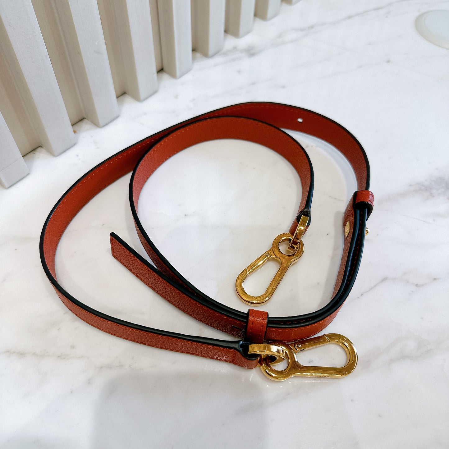 Loewe Small Puzzle in Orange Red