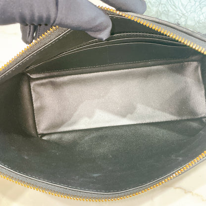 Dior Diorstar Hobo Bag In Black Tweed Cannage Motif