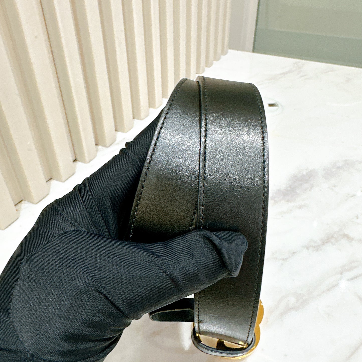 Gucci Marmont Belt in GHW