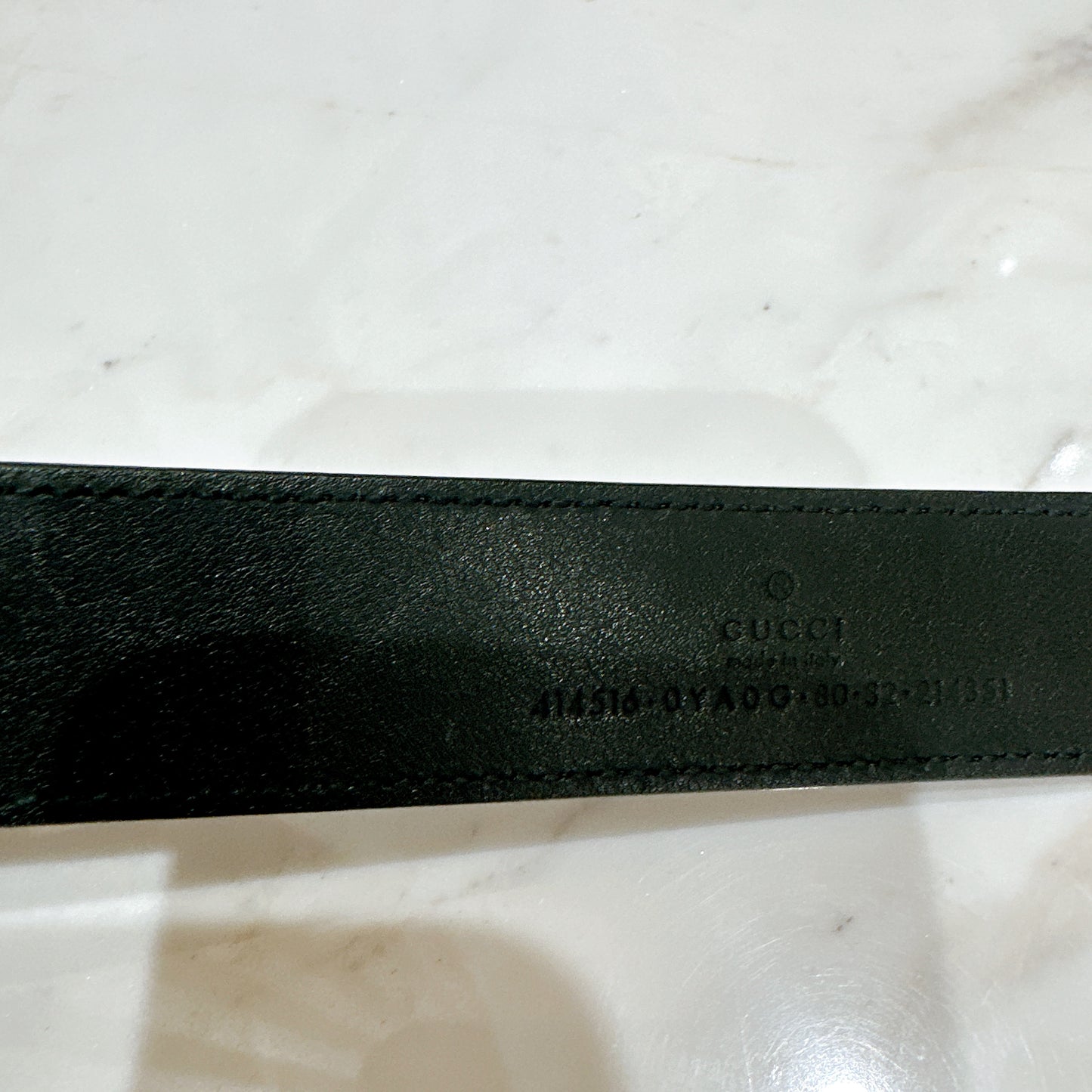 Gucci Marmont Belt in GHW