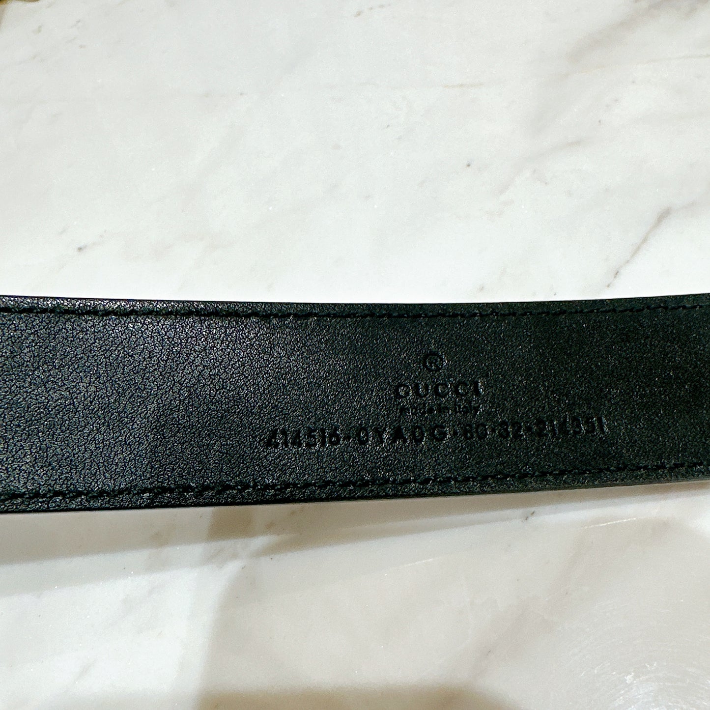 Gucci Marmont Belt in GHW