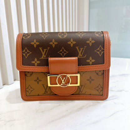 LV Monogram Reverse Mini Dauphine