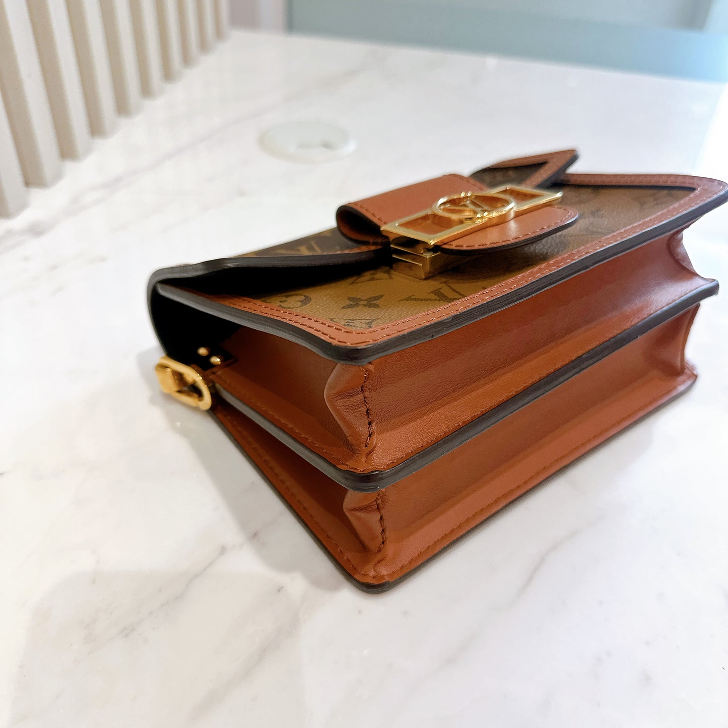 LV Monogram Reverse Mini Dauphine