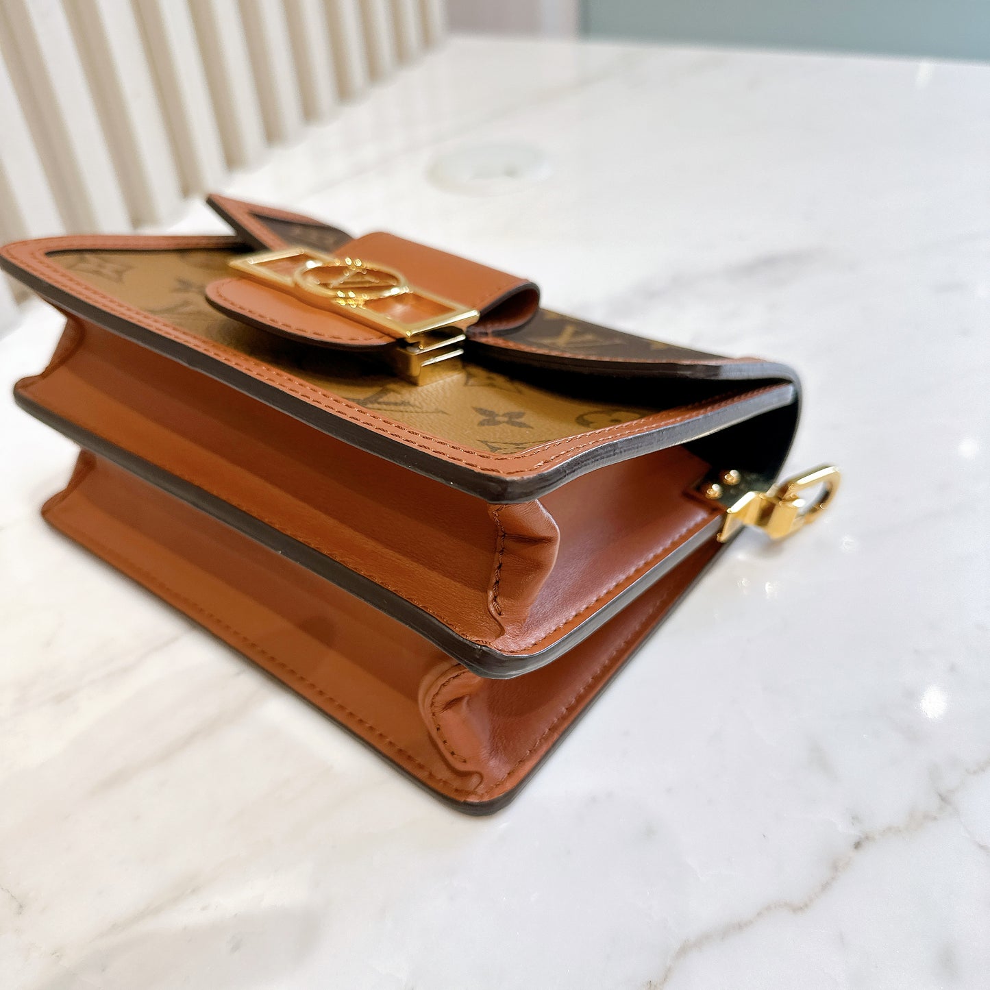 LV Monogram Reverse Mini Dauphine