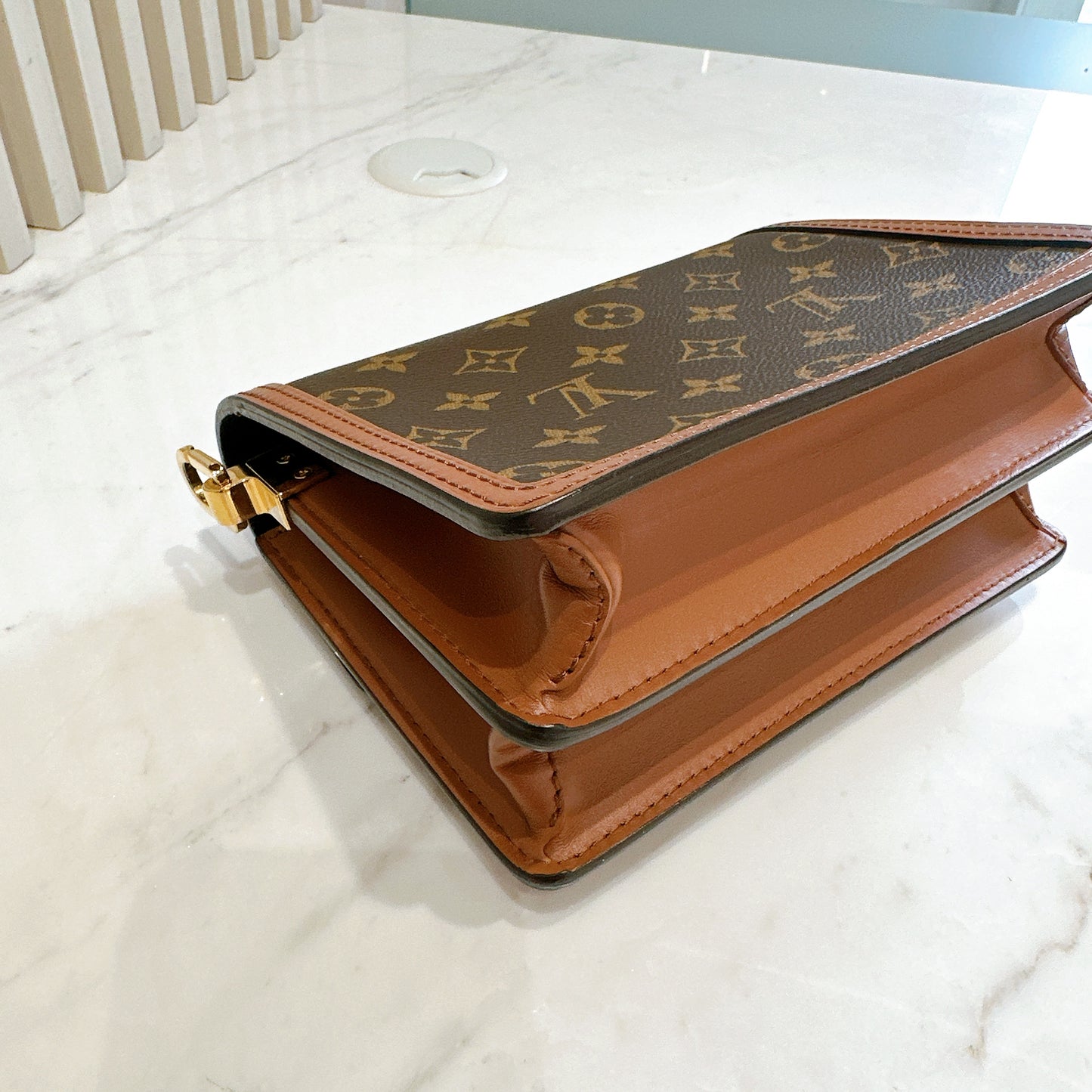 LV Monogram Reverse Mini Dauphine