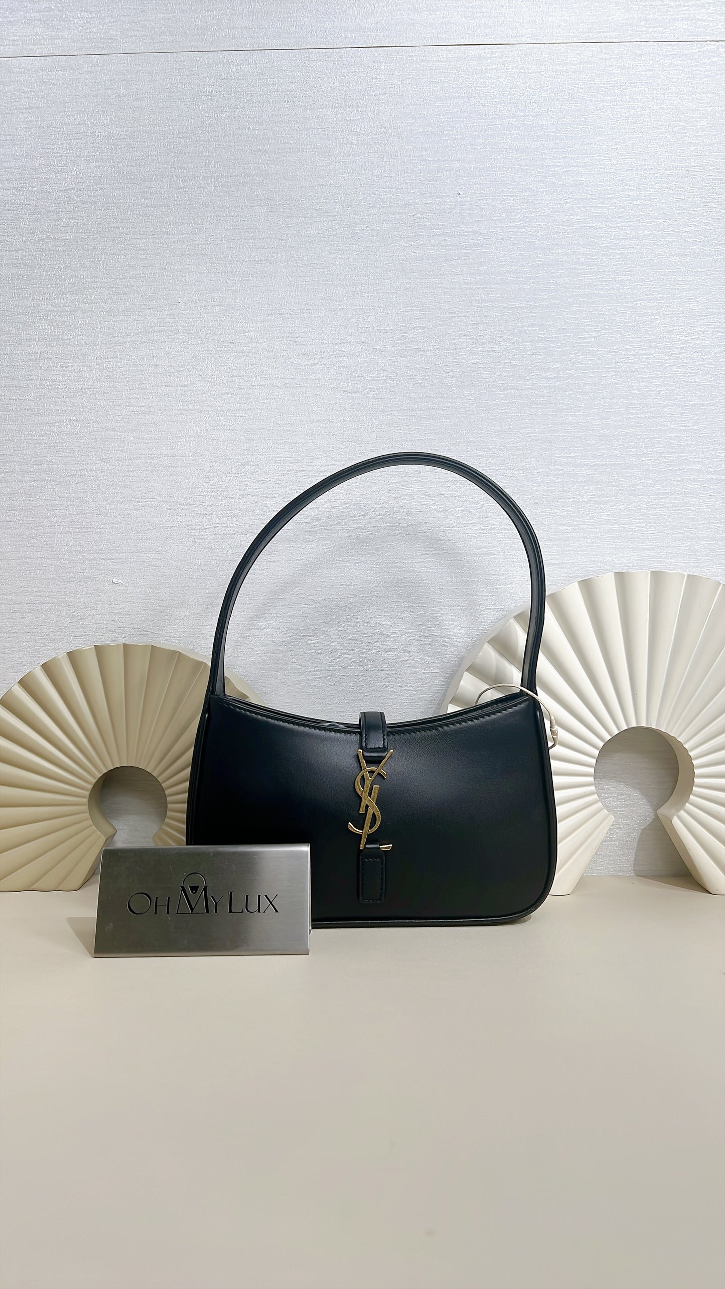 YSL Le 5 A Mini in Black