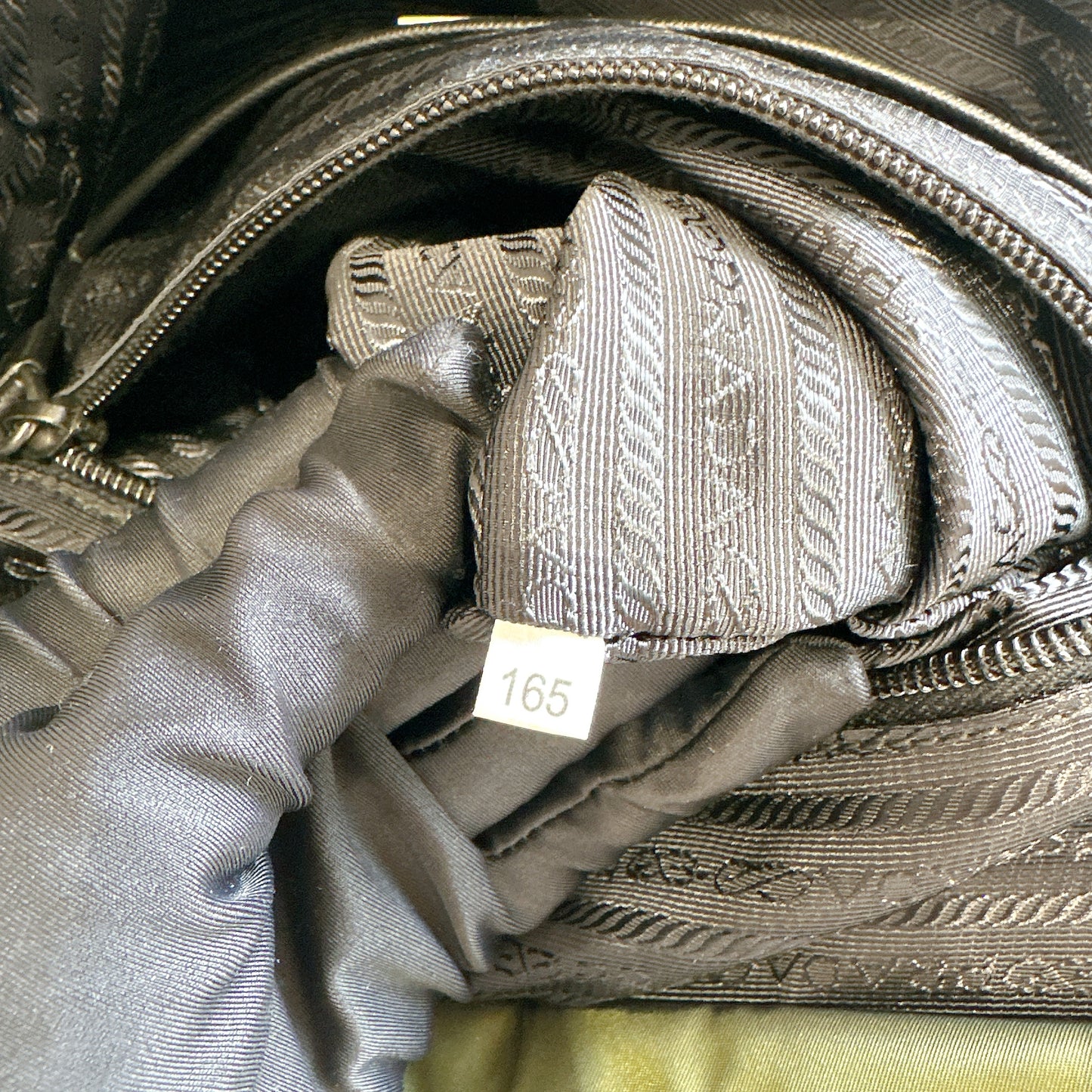 Prada Tessuto Nylon Tote Bag In Army Green