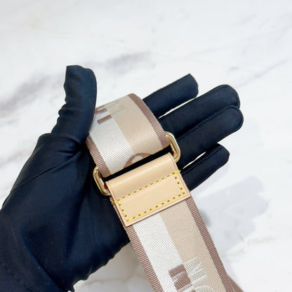 LV Bandouliere Strap Beige