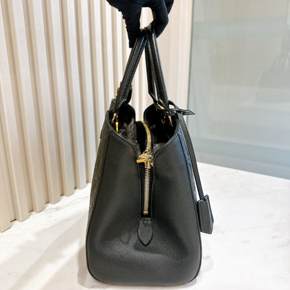 LV Montaigne MM in Black Empreinte Leather