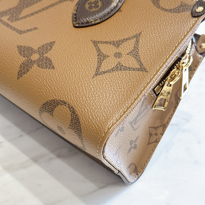 LV On The Go East West Reverse Monogram