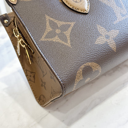 LV On The Go East West Reverse Monogram