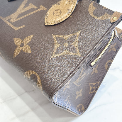 LV On The Go East West Reverse Monogram