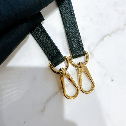 LV Montaigne MM in Black Empreinte Leather