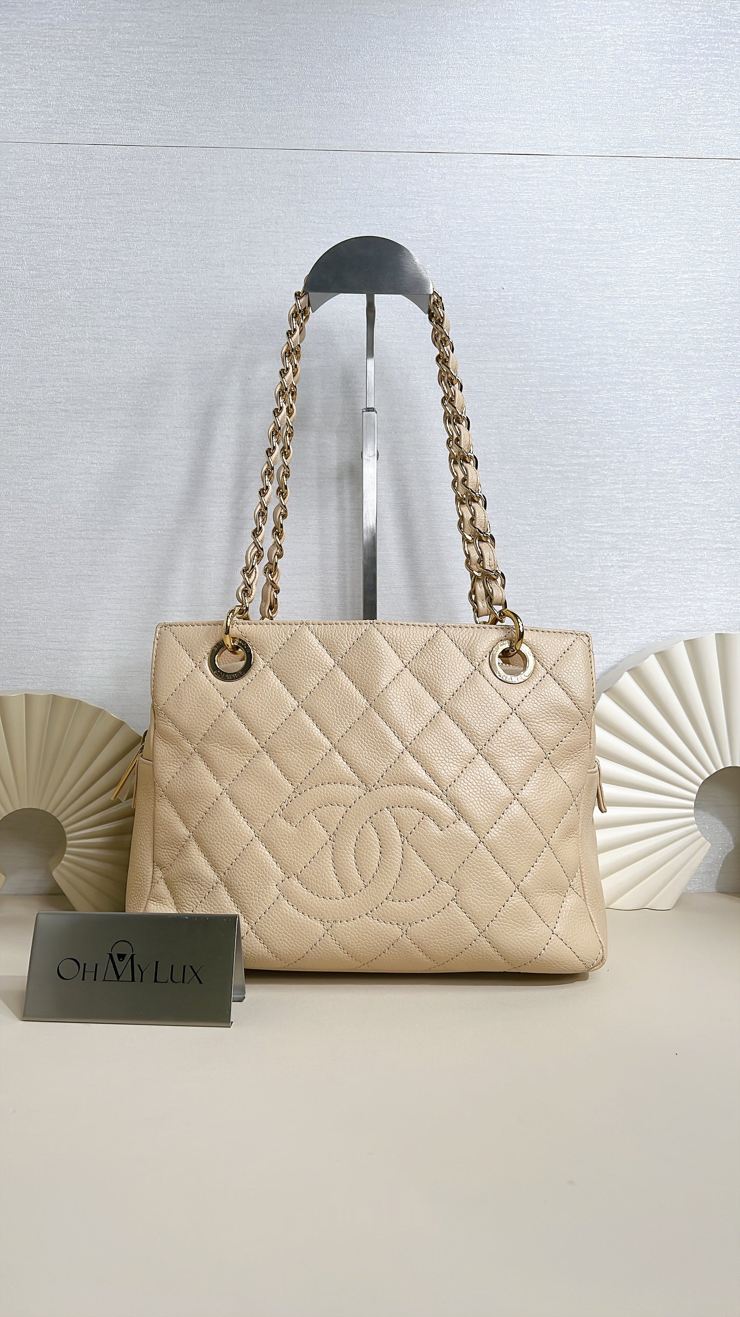 Chanel Petite Timeless Tote in Beige Colour