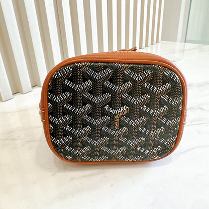 Goyard Petit Flot in Tan And Black