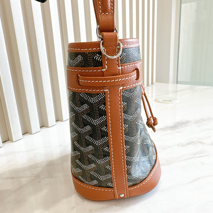 Goyard Petit Flot in Tan And Black