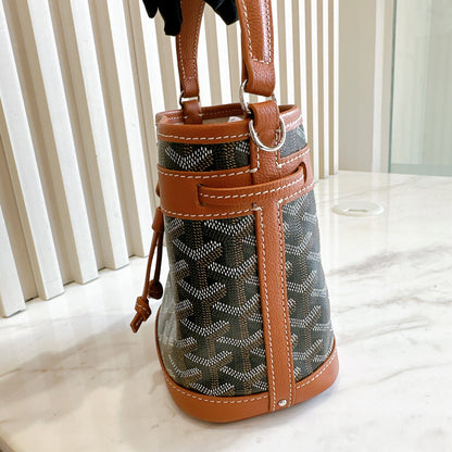 Goyard Petit Flot in Tan And Black