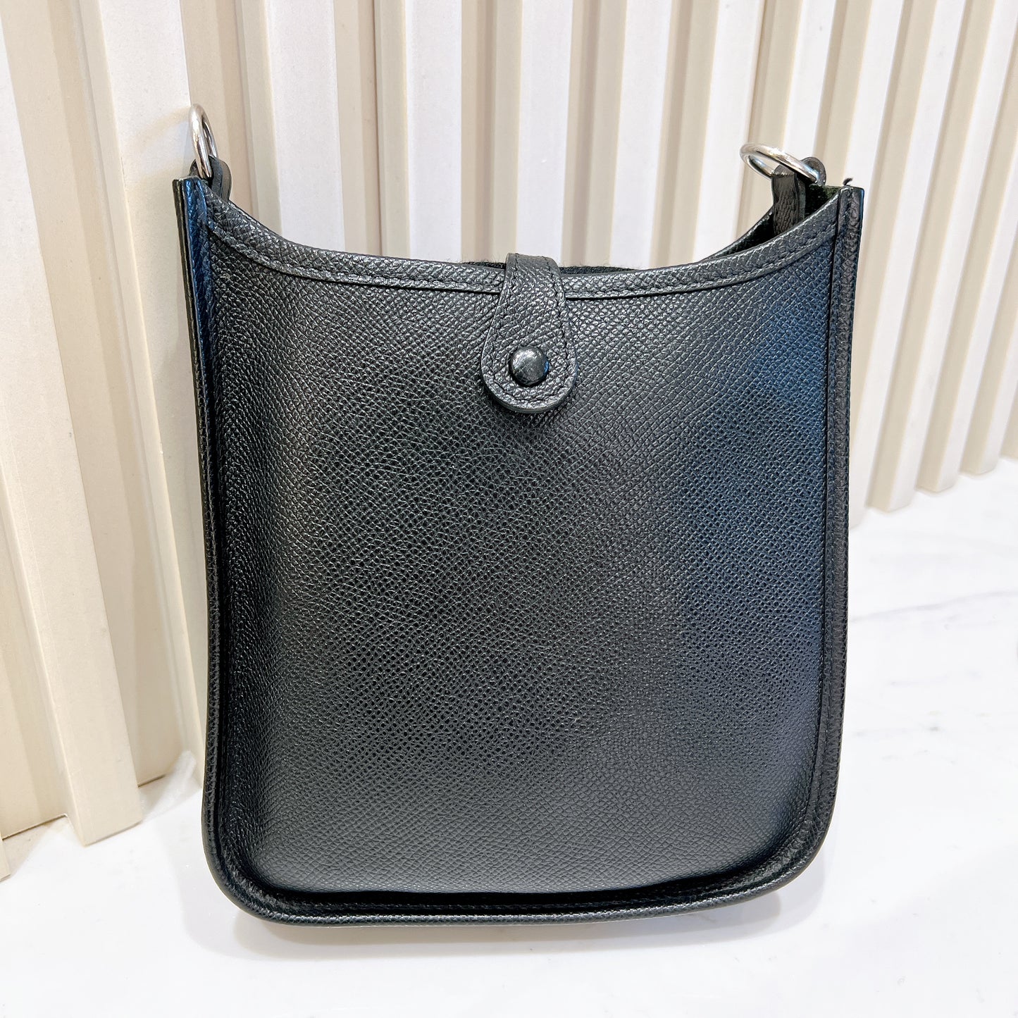Hermes Mini Evelyne Epsom Noir PHW