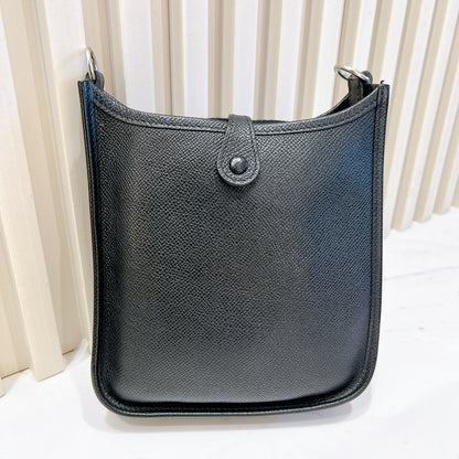 Hermes Mini Evelyne Epsom Noir PHW