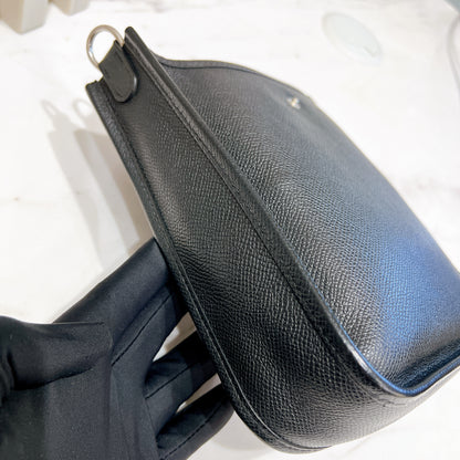 Hermes Mini Evelyne Epsom Noir PHW