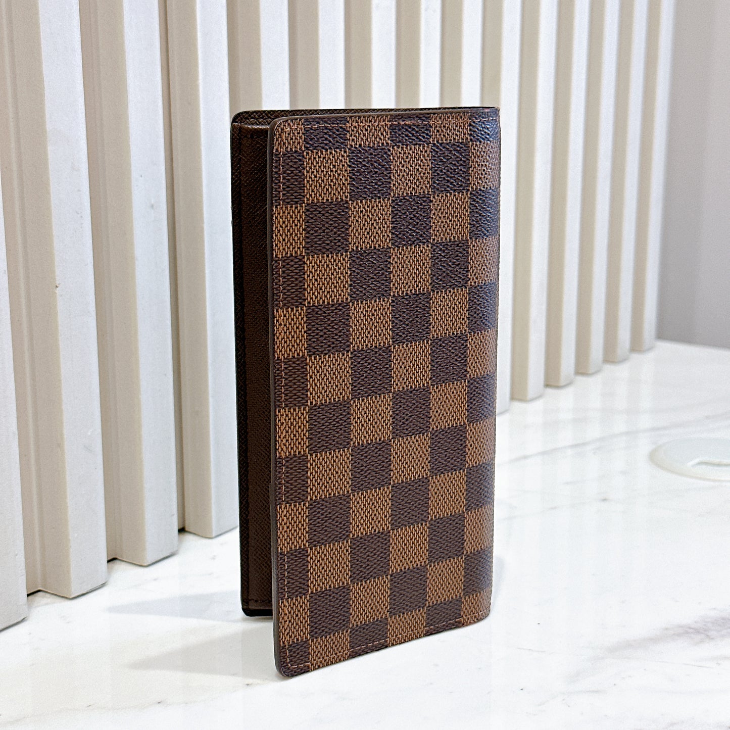 LV Damier Ebene Brazza Wallet