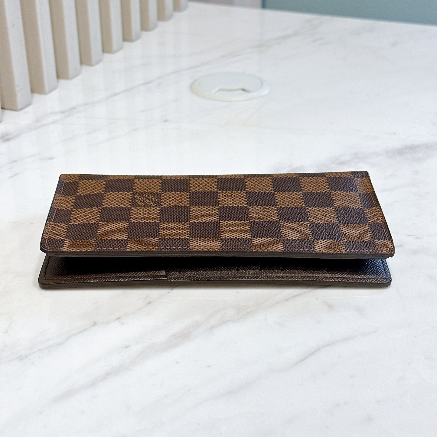LV Damier Ebene Brazza Wallet