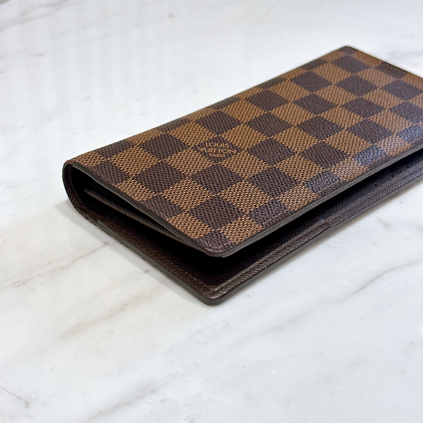 LV Damier Ebene Brazza Wallet