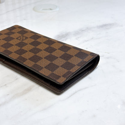 LV Damier Ebene Brazza Wallet